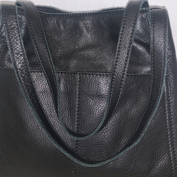 Margot New York Marcie Marcy Handbag Buttery Leather Black Classic Old Money - Picture 4 of 16
